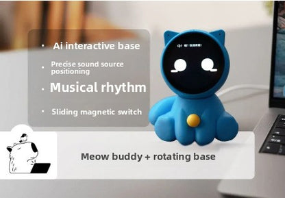 EchoEar AI Cat Robot - Smart Chat & Alarm