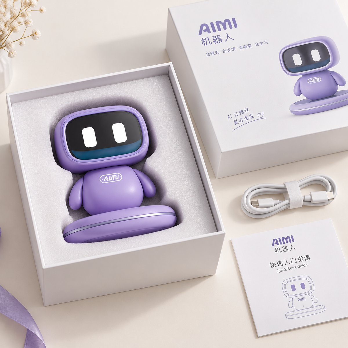 FUZMORI AI Companion Robot - AIMI