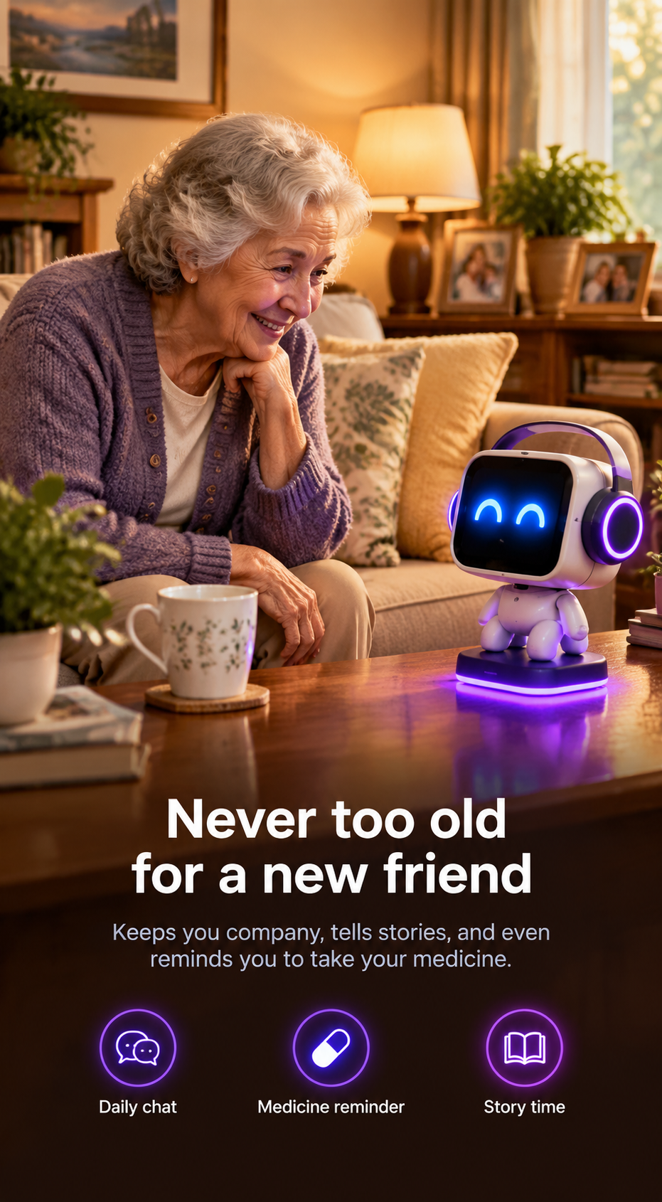 FUZMORI AI Companion Robot - AIMI
