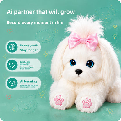 AI Scribble Dog Plush – Smart Interactive Talking Companion Toy