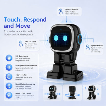 EMO AI Dancing Robot – Voice Chat & Dance Companion