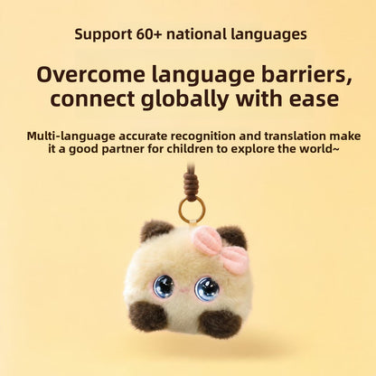 Cross-border AI Duoduo Meow smart plush smart doll toy accompanying conversation early education voice interaction pendant gift