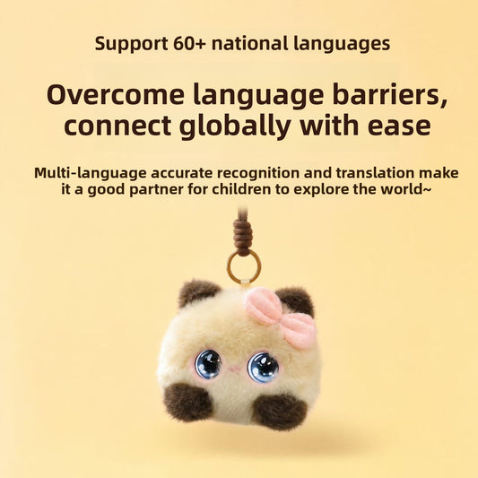 AI Duoduo Cat – Smart Talking Plush Pendant