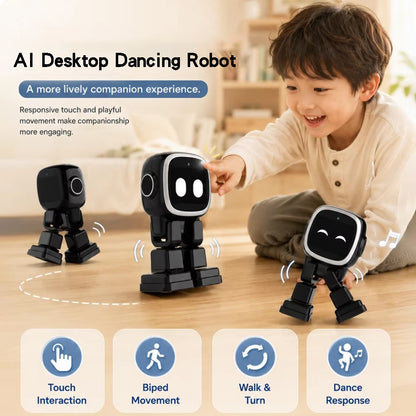 AI intelligent emotional companion robot emo voice conversation translation dancing toy education learning alarm clock