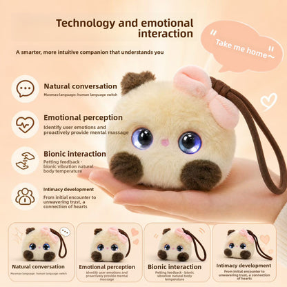 Cross-border AI Duoduo Meow smart plush smart doll toy accompanying conversation early education voice interaction pendant gift