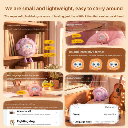 Jopark Music Pocket – AI Interactive Plush Companion