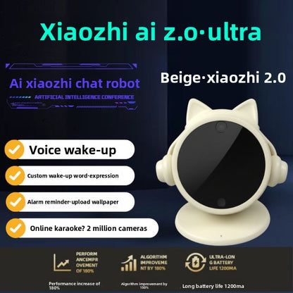 AI voice conversation robot camera online song ordering desktop ornament children's gift Add knowledge base