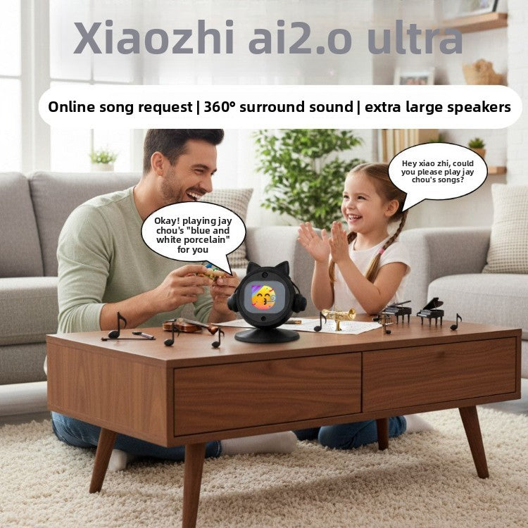 AI voice conversation robot camera online song ordering desktop ornament children's gift Add knowledge base