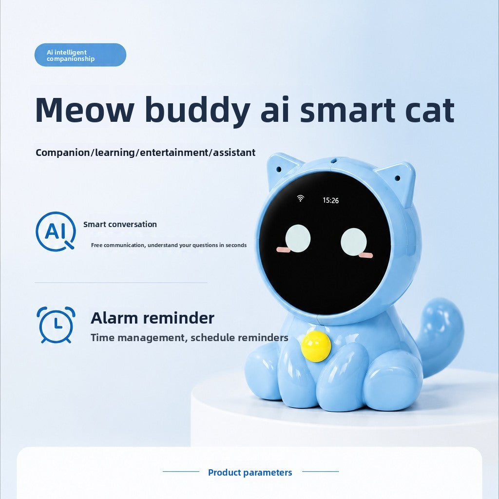 Meow partner desktop EchoEar Xiaozhi AI chat voice companion robot cute pet deepseek intelligent dialogue